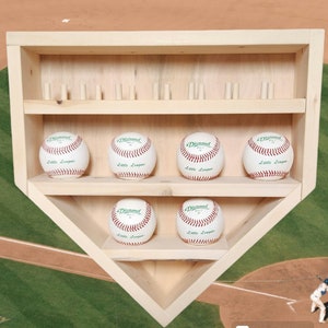 Baseball Display Case (FREE SHIPPING)/Home Plate Display/Ball Display/Kids Sports Display