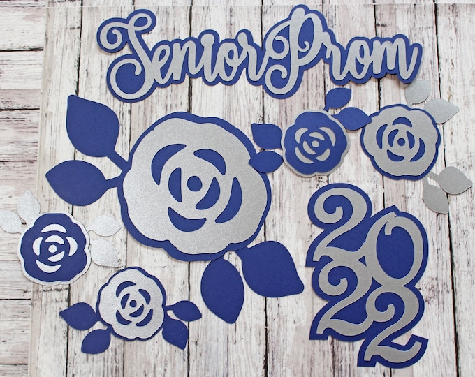 Any Color, Any Year, Senior Prom Die Cut Set, High School Events, Scrapbook, Diecuts, School Dance, Memory Book, Theme Kit, Unique Teen Gift
