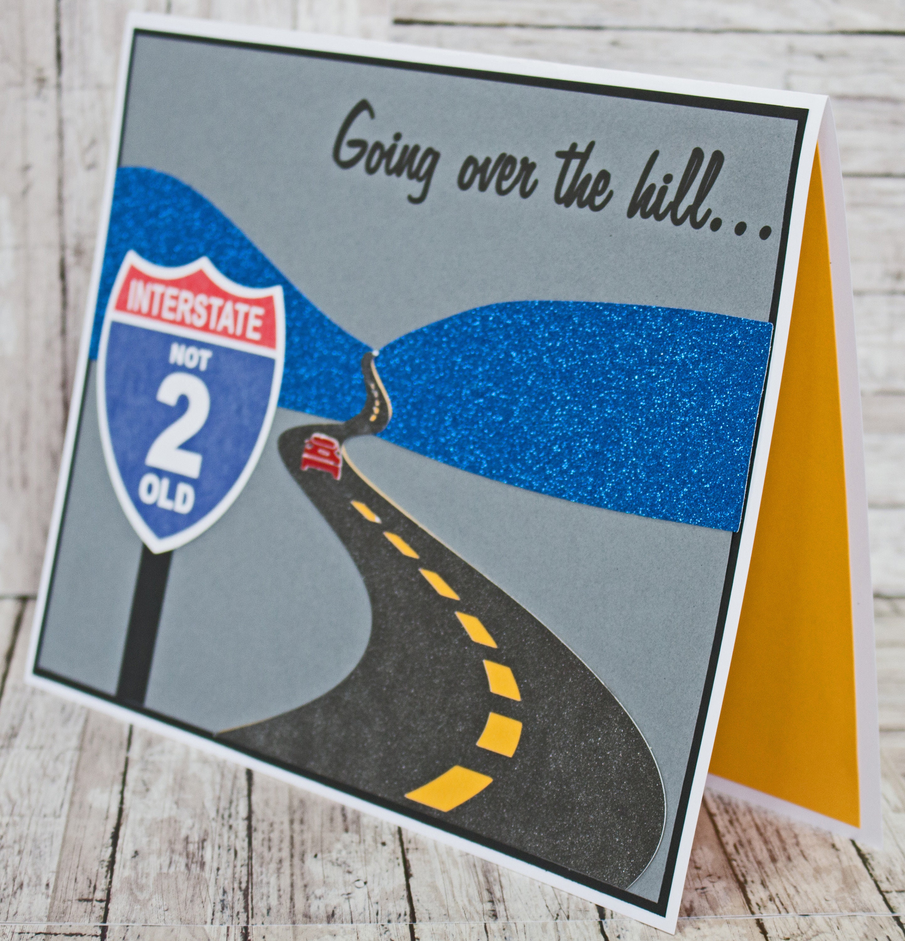 Custom Designed, Jumbo Sized, Birthday Card, Milestone Birthday