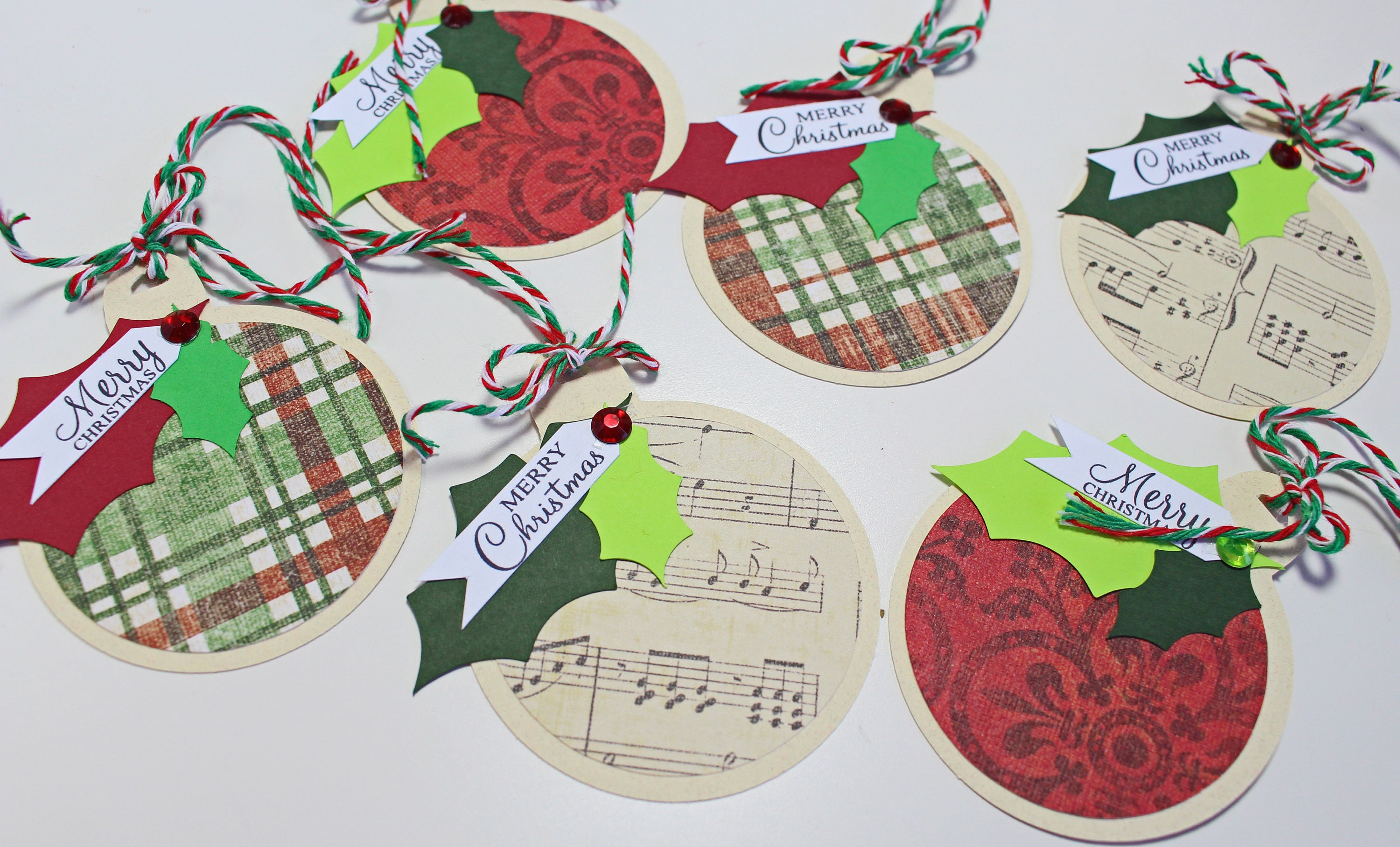 set of 6 ornament gift tags christmas gift tags handmade gift tags ornament christmas holiday gift tags hang tag christmas ornament - Christmas Tags Handmade set of 6 ornament gift tags christmas gift tags handmade gift tags ornament christmas holiday gift tags hang tag christmas ornament - Christmas Tags Handmade