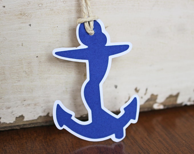 2 Anchor Die Cuts, Nautical Die Cut Set, Sailor Die Cut, Seaman Die Cut, Sailing Die Cut, Sailing Scrapbook, Handmade Nautical Scrapbook