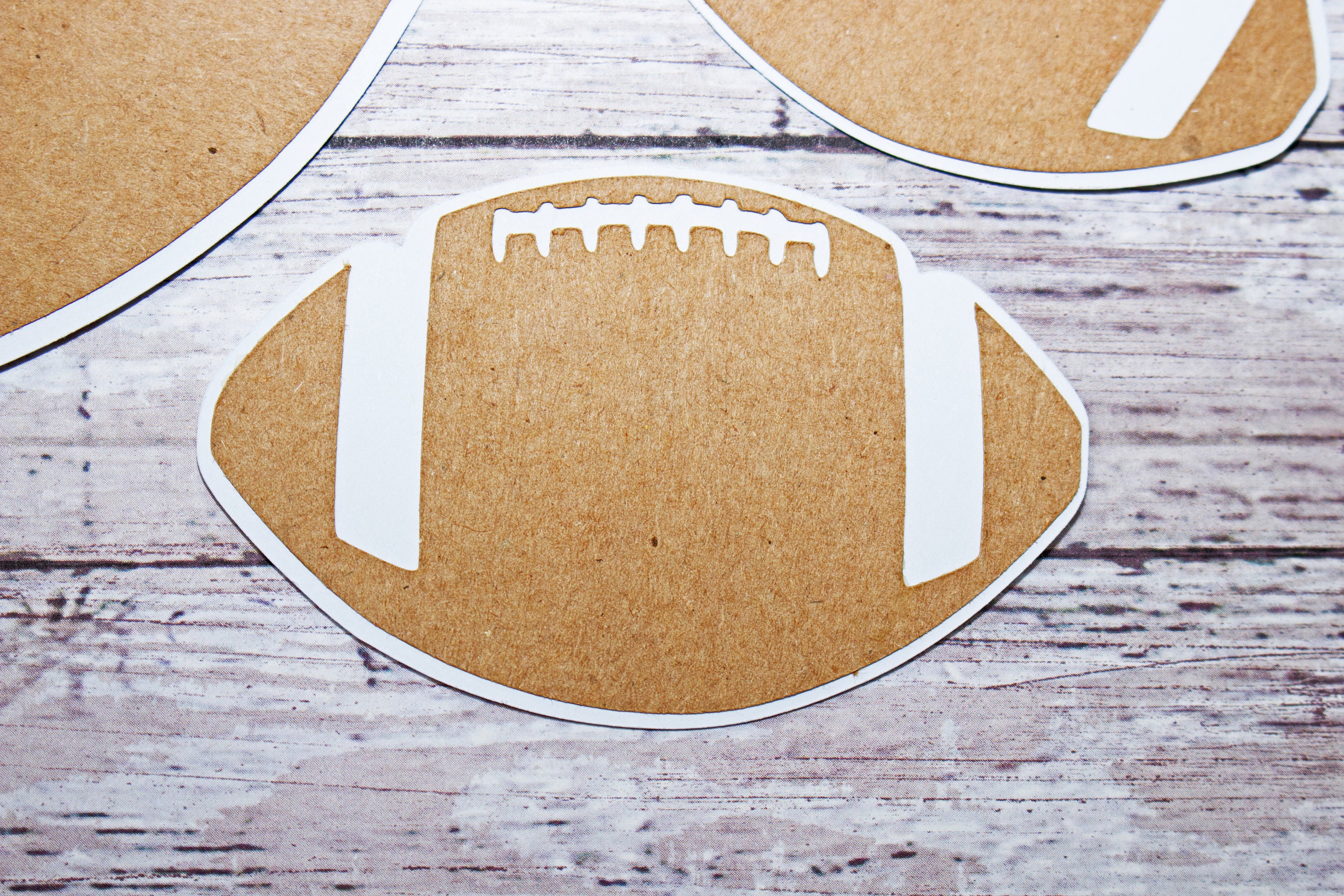Football Die Cuts, Football Scrapbook, High School Die Cut, High School