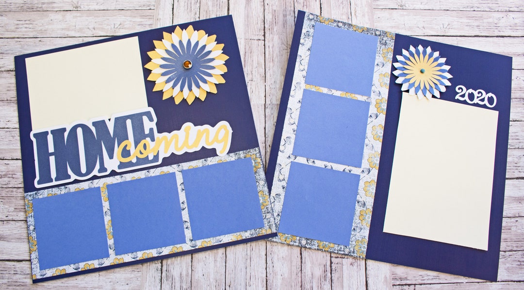 Any Color Custom Scrapbook Pages Memory Scrap Etsy