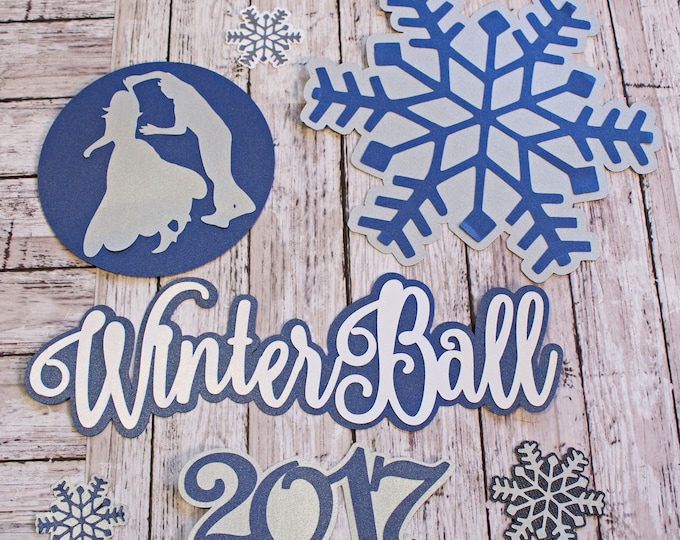 Any Year, Any Color, Winter Ball Die Cut Set, High School Dance, Scrapbook Decoration, Memory Keepsake, High School Die Cuts, Teen Gifting