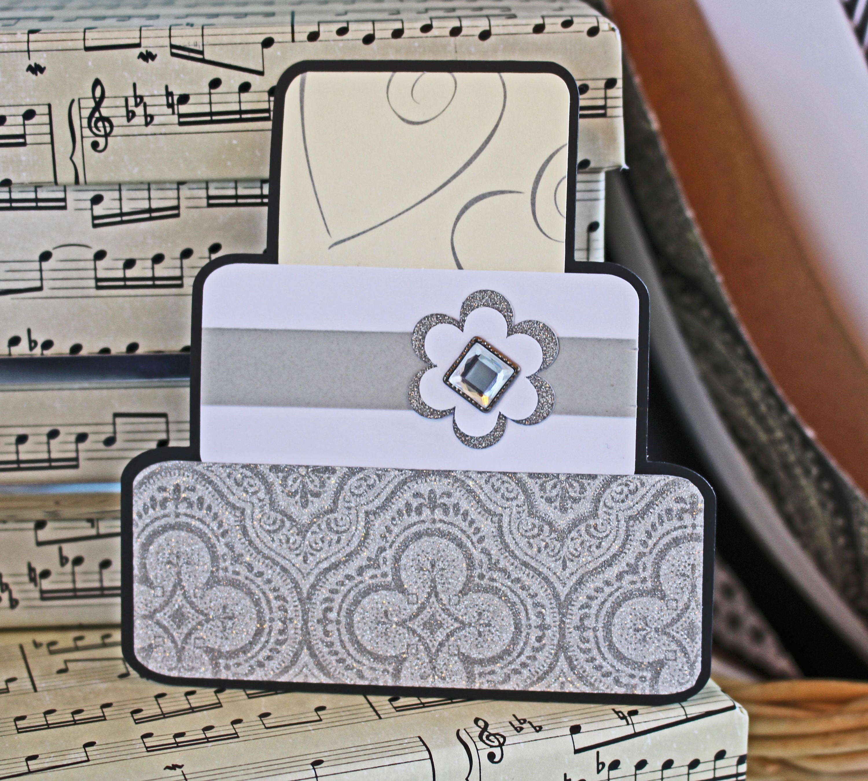 Layered Wedding Cake, Wedding Cake Die Cuts, Handmade Die Cuts, Wedding