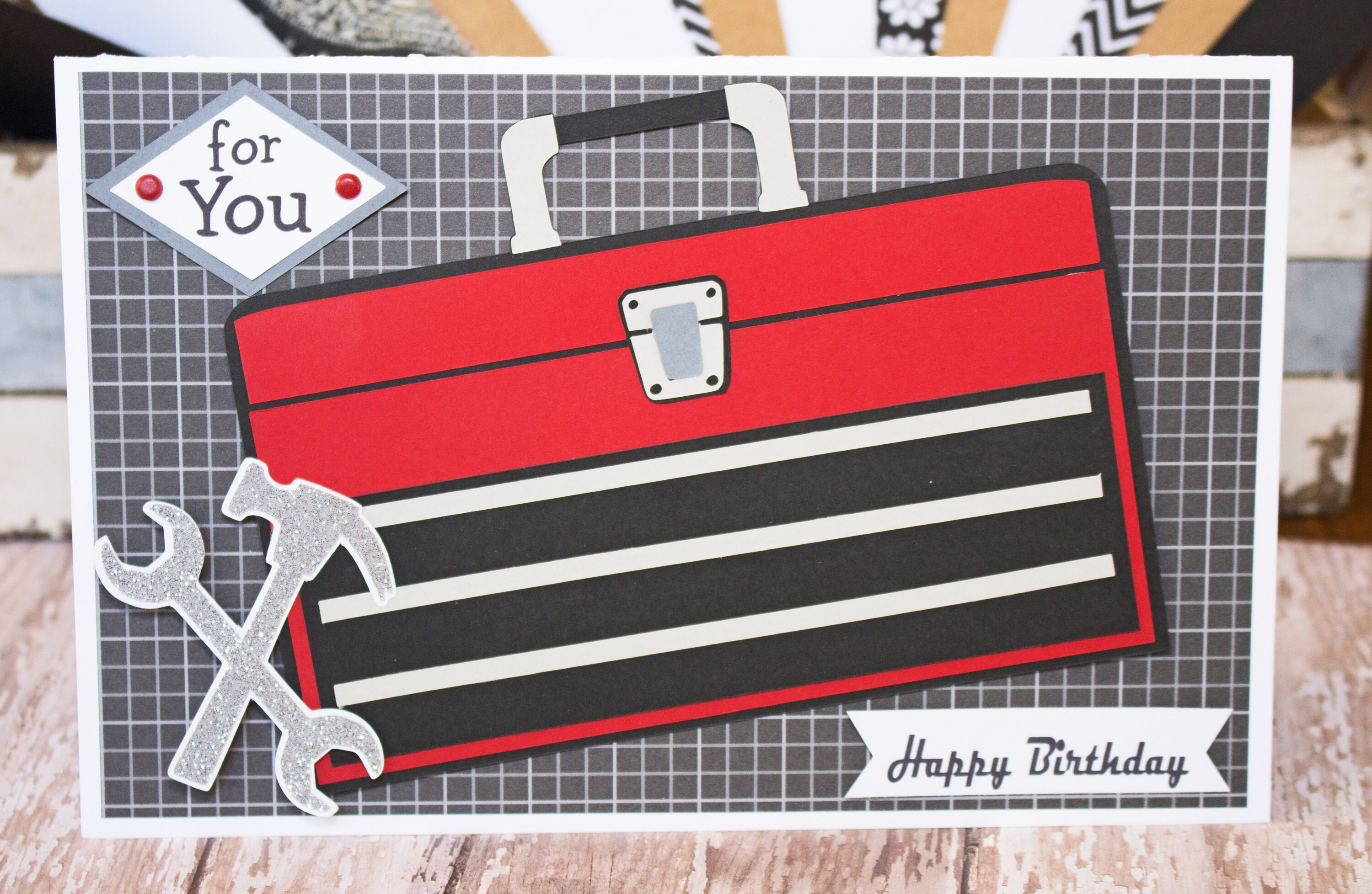 Custom, Toolbox Card, Toolbox Card for Dad, Father's Day Card, Birthday ...