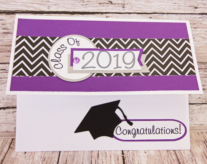 Choose Custom Color, Graduation Gift Card Holder, Graduation Money Holder, Graduation Card, Handmade Card, Graduation, Gift, Money Card