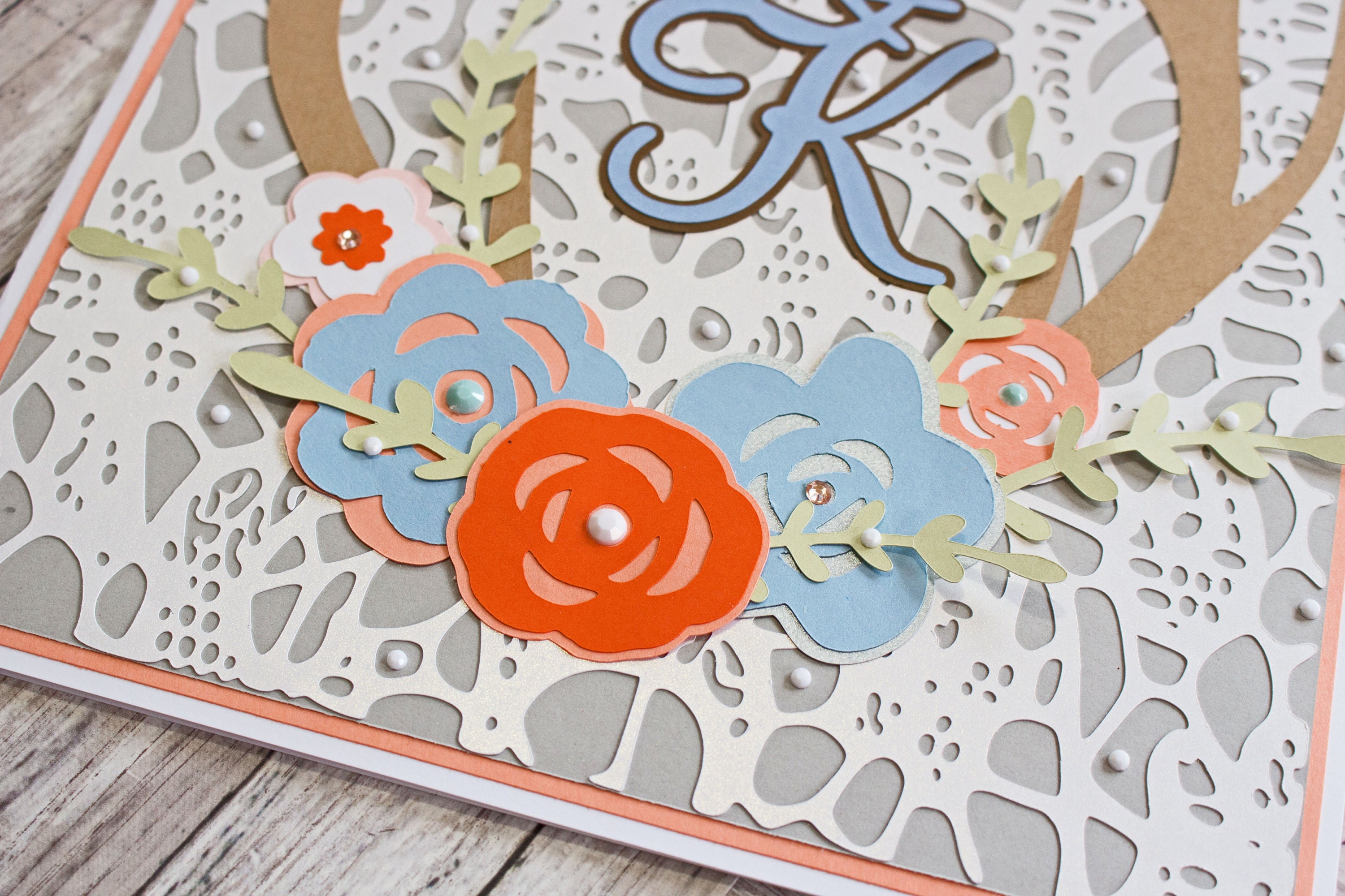 Custom Jumbo Sized Wedding Card, Extra Large, Bridal Shower Gift, A4