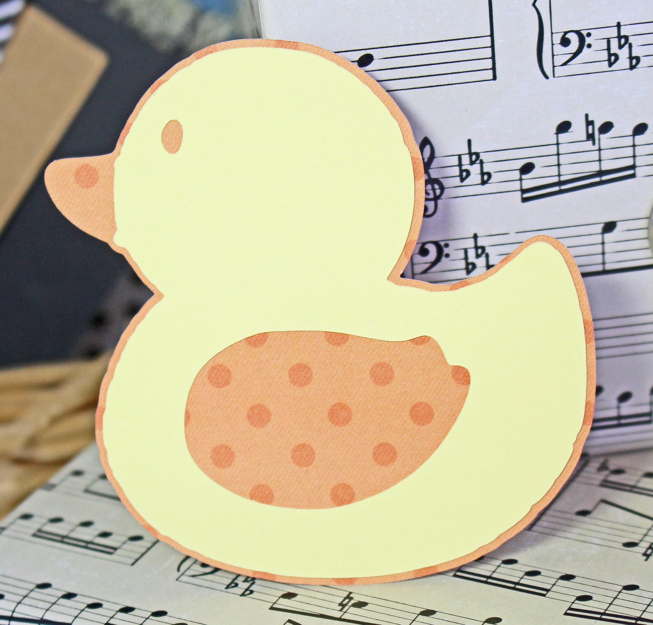 Duck Scrapbook Paper: Rubber by Publishing, Scrapcraft Based