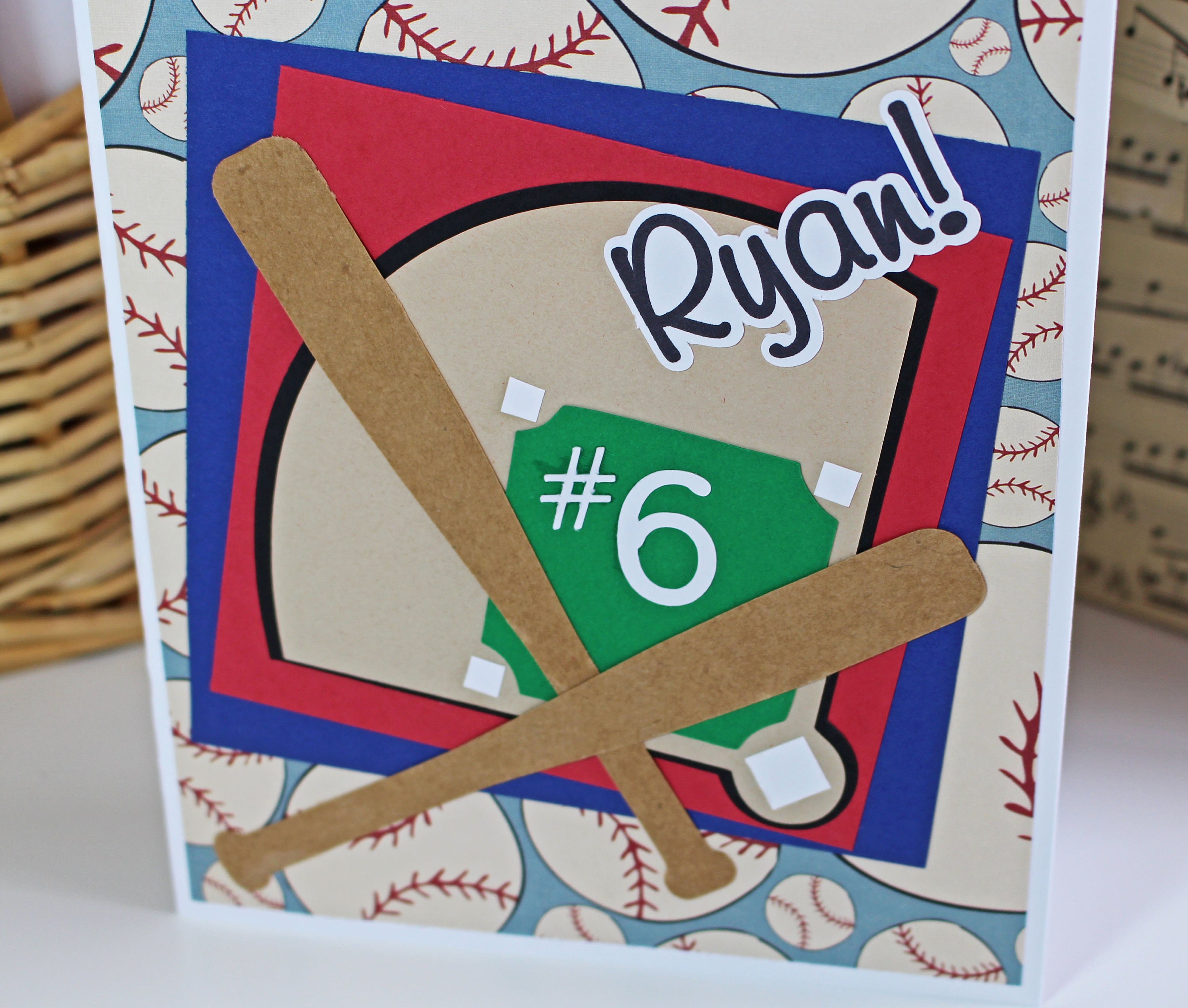 Handmade Baseball Card Custom Birthday Gallery Photo