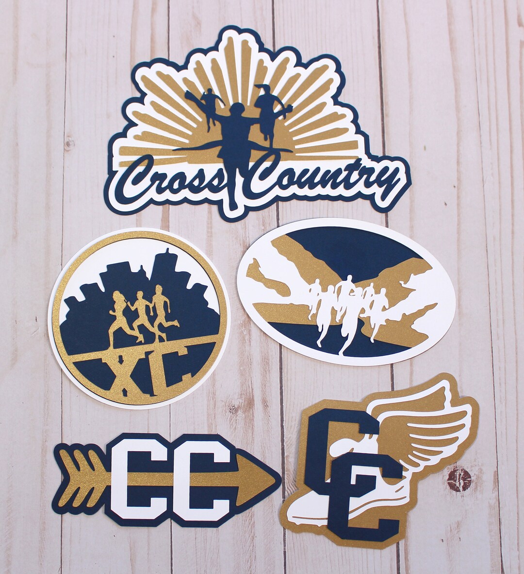 Custom Team Colors, Cross Country Diecuts, Running Die Cuts ...
