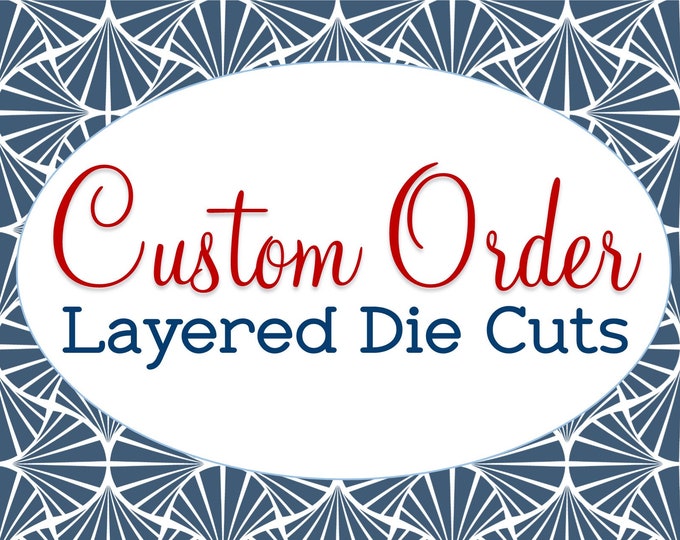 Custom Made Die Cuts, Travel Die Cuts, Designed from Scratch, Unique Embellishments, Travel Die Cuts, Family Scrapbook Sets, School Sports