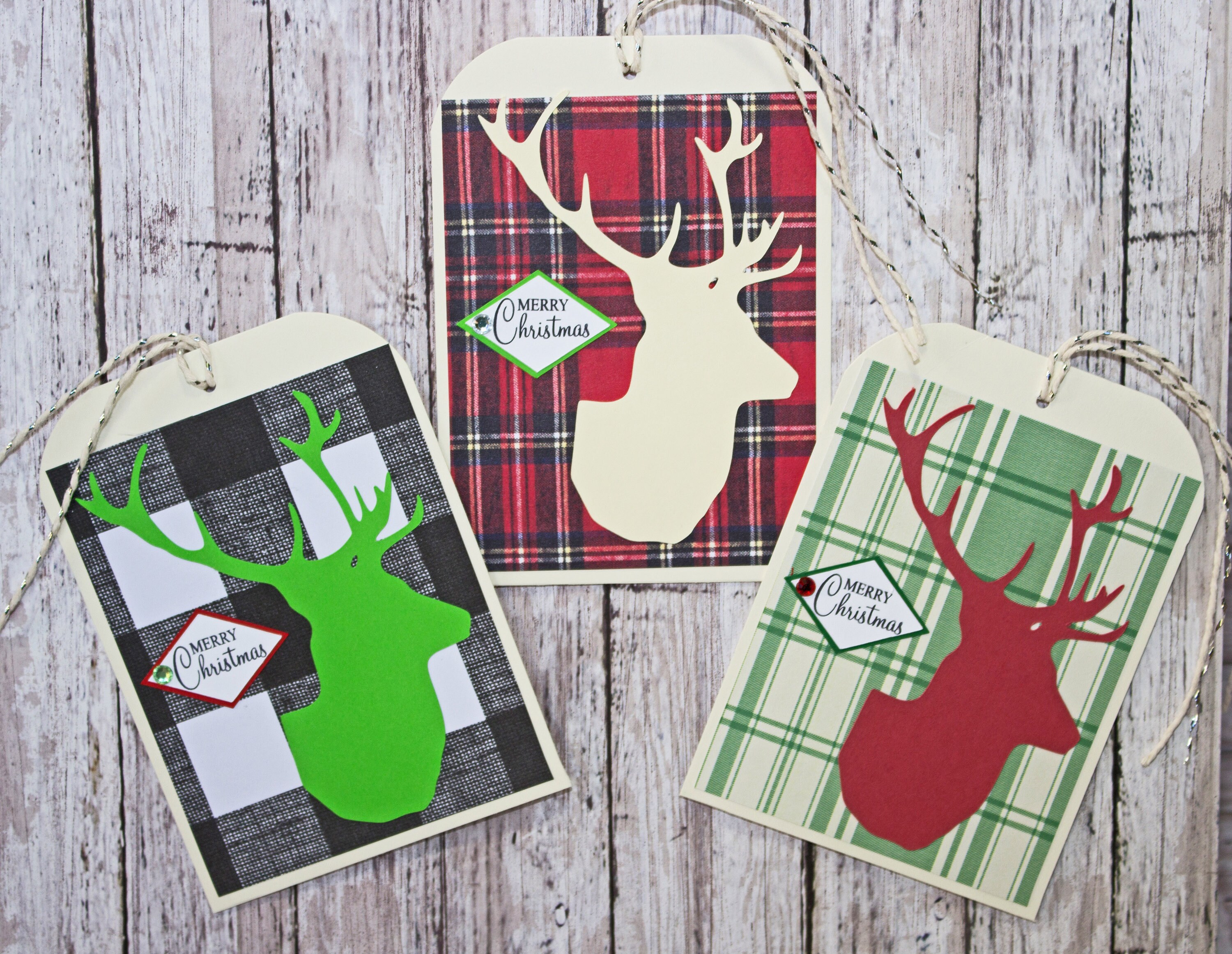 set-of-3-large-stag-head-tags-christmas-tags-gift-tags-holiday-tag