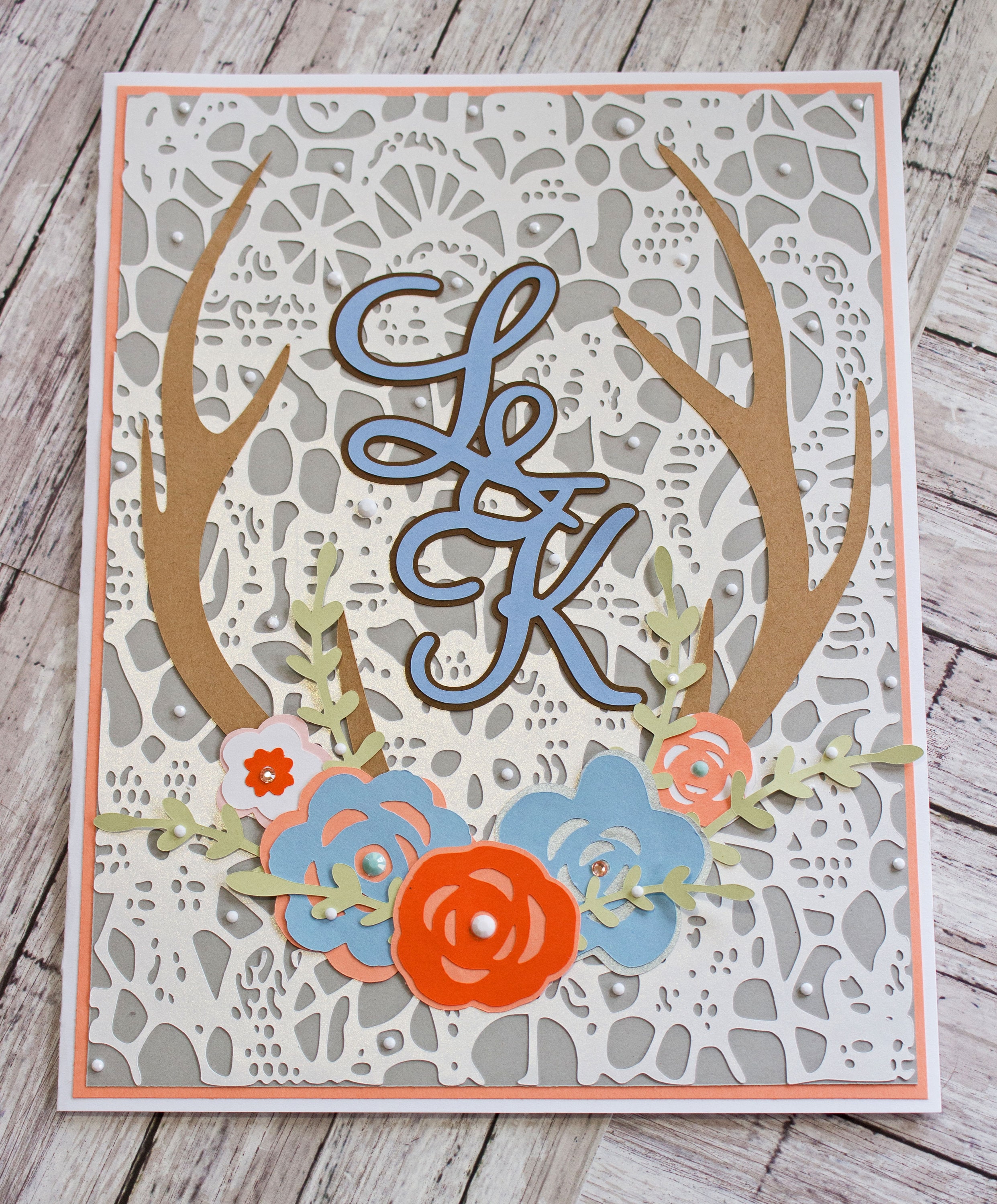 Custom Jumbo Sized Wedding Card, Extra Large, Bridal Shower Gift, A4