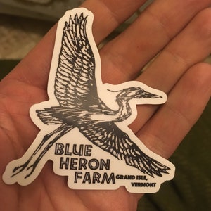 Blue Heron Farm Aufkleber