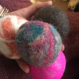 Farm made dryer ball