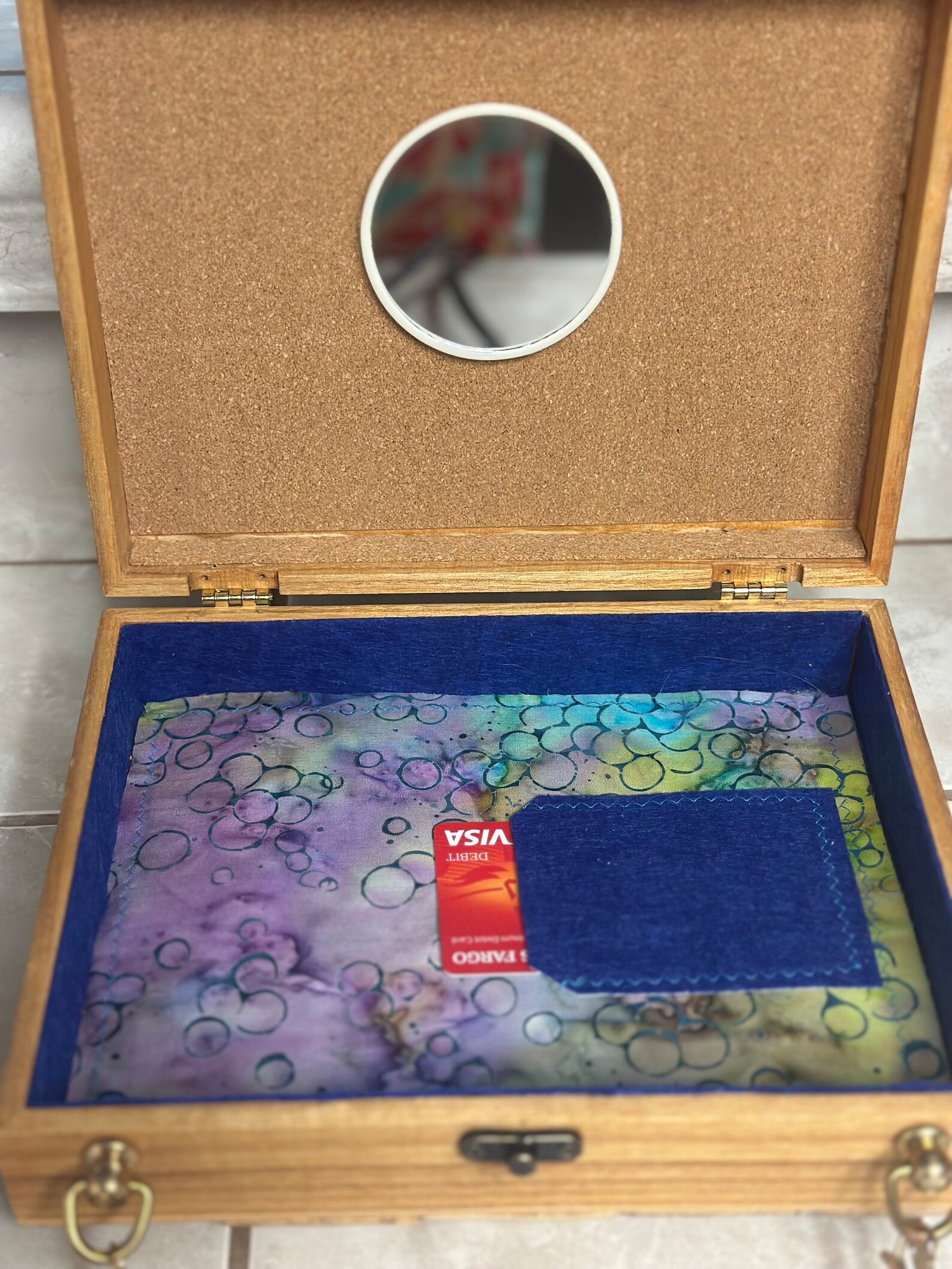 Cigar Box Wine Cork Purse With Custom Hardware & Leather Purse Etsy