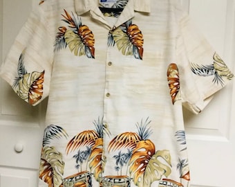 Vintage RJC Made in Hawaii Hawaiian Shirt Size XXL