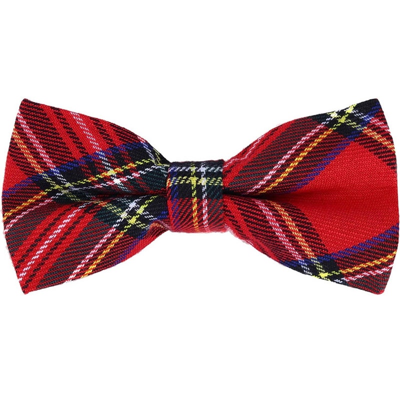 Butter Tartan Bow Tie main image 0