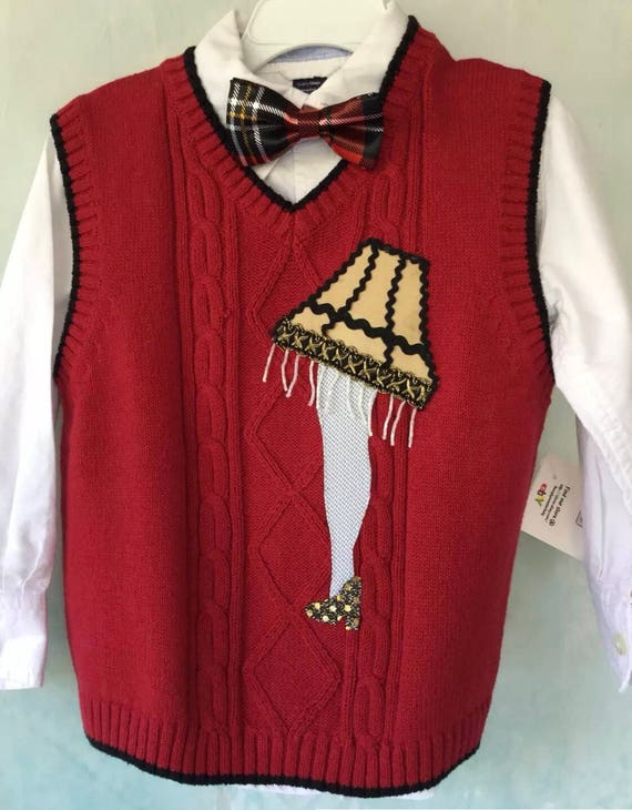 boys christmas sweater vest