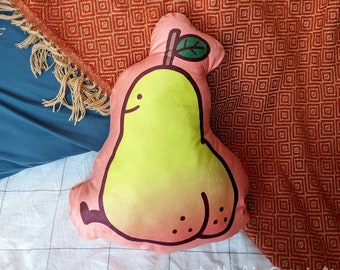 Big Freckly Pear Booty Pillow Plush