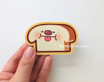 Purebread Vinyl Sticker - funny cute punny dog decal for laptop, water bottles, cars, helmets, skateboards, and more