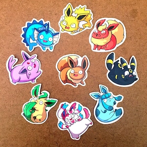 eeveelutions sticker set image 1