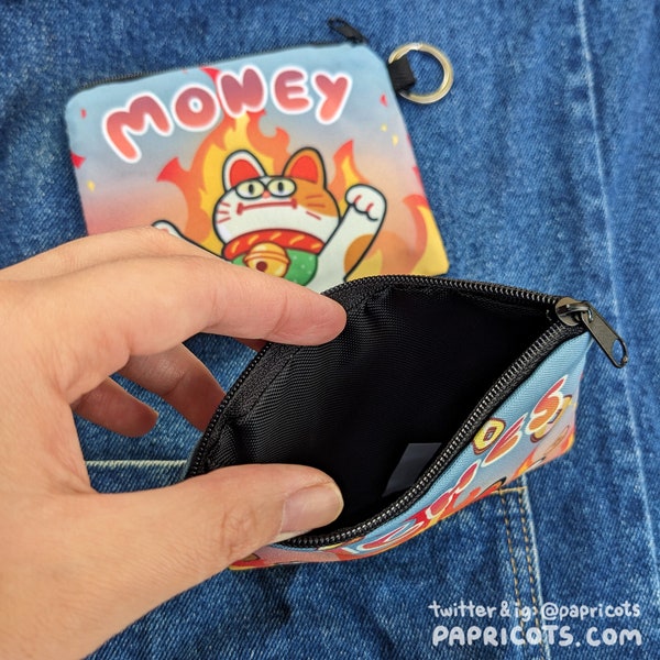 LUCKY CAT Zipper Pouch