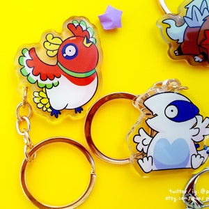 chubby legendary pokemon keychains image 5