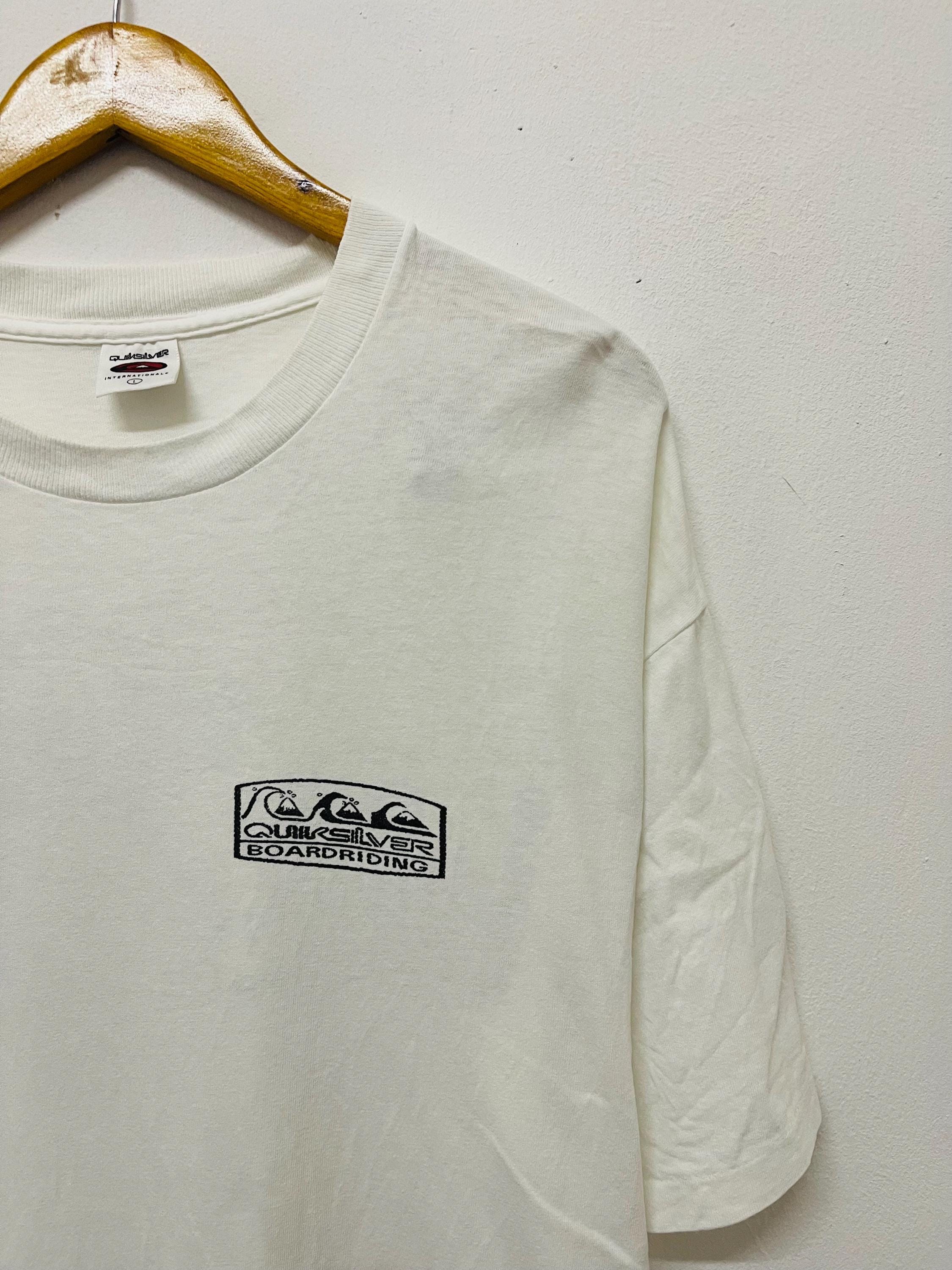 90s.Quiksilver ボディボードTシャツ Vintage 90's Quicksilver Shirt Surfwear - Etsy
