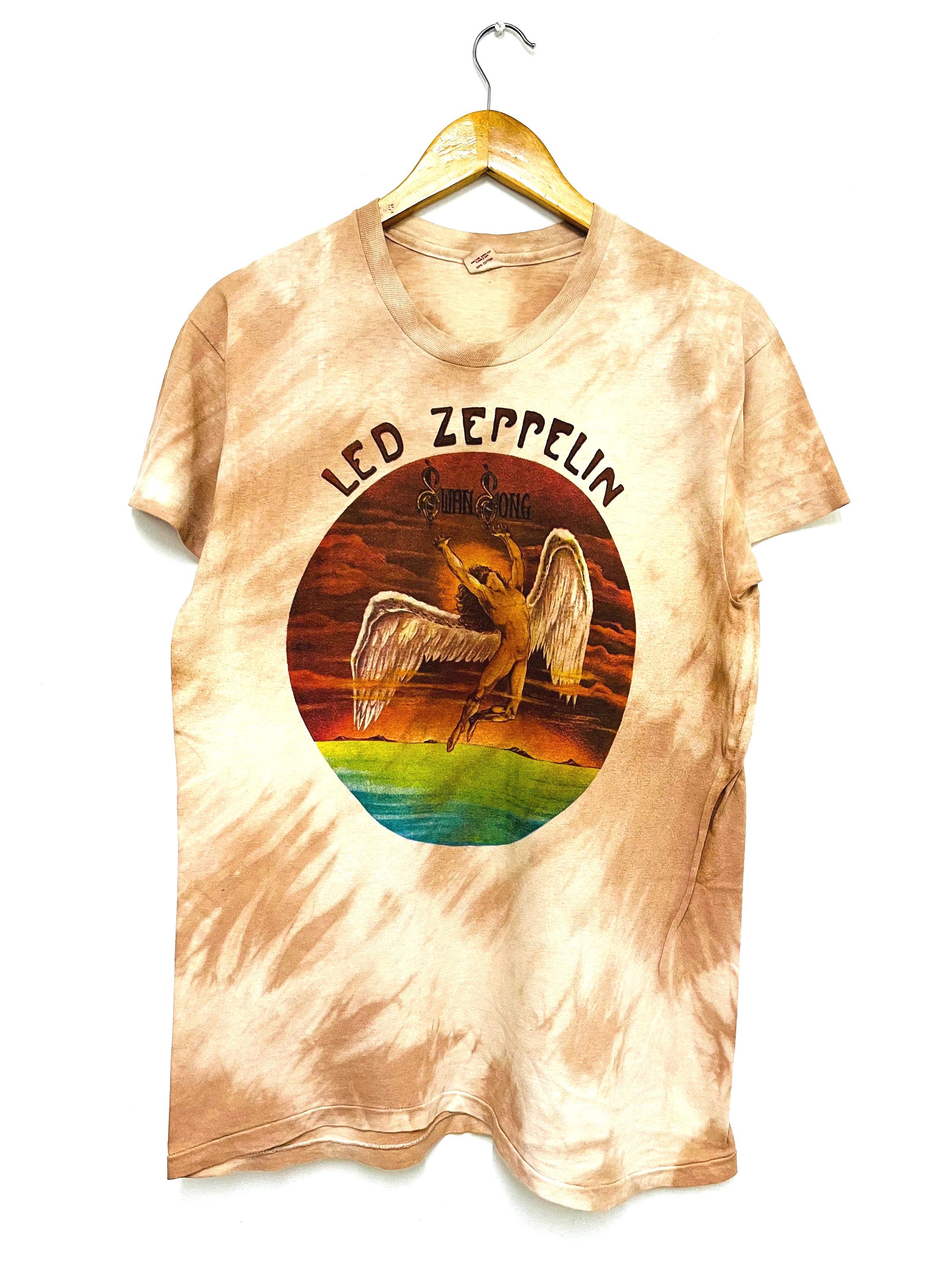 Vintage 70s Led Zeppelin “ Swan Song Records 1974 Rock Music T 