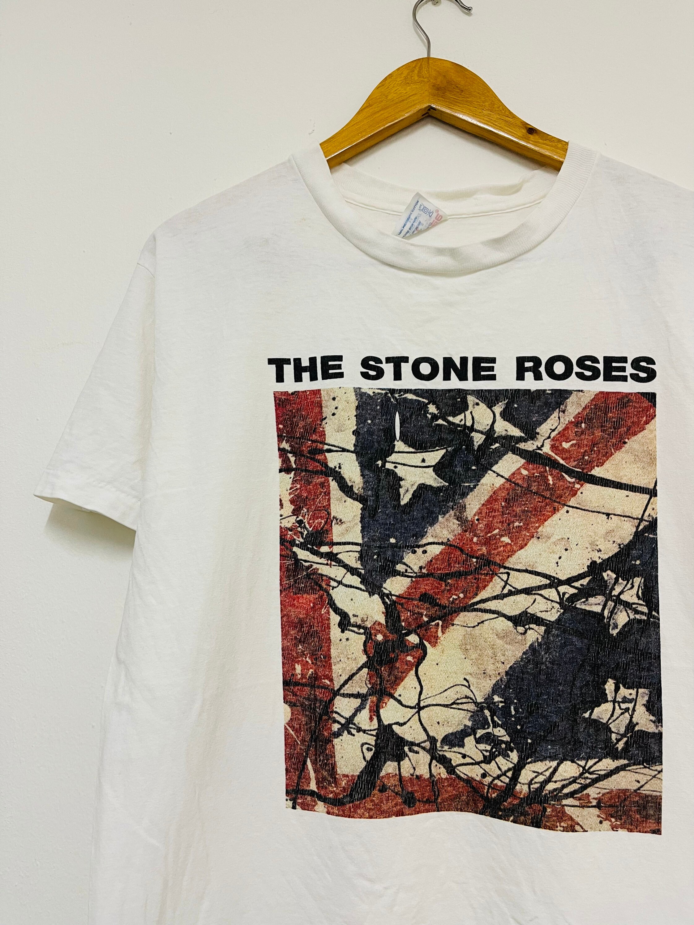 T-Shirt Madchester 'Stone Roses, Happy Mondays' - Marque Funky Monkey, Coton, Tailles S à XXXL, Neuf étiqueté
