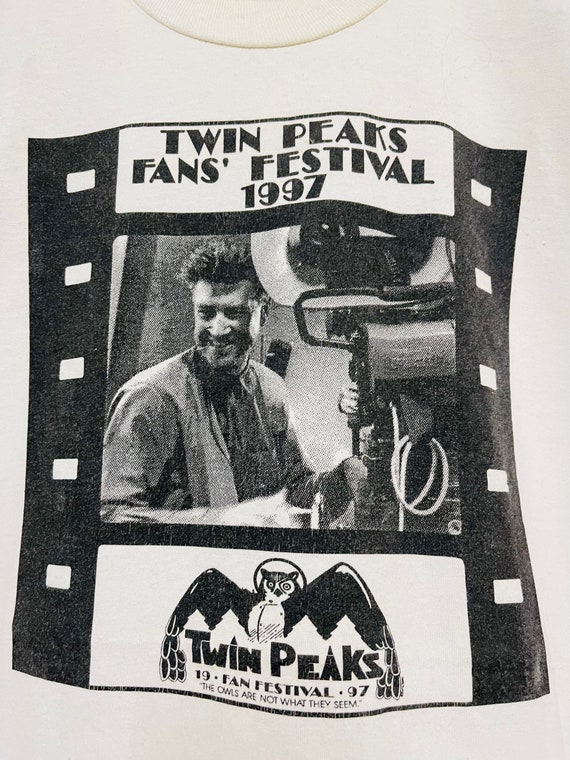 90sビンテージ ツインピークス 映画Tシャツ デイビッドリンチ 激レアTシャツ】ツインピークス Tシャツ デビット・リンチ