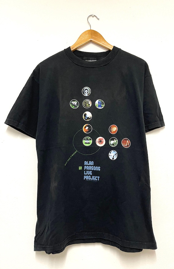 Vintage 90s Alan Parsons “ Time Machine 1999 Progressive Rock T 