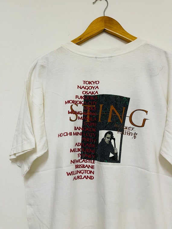 Vintage 90’s Sting “ Mercury Falling 1996 Rock T-… - image 3