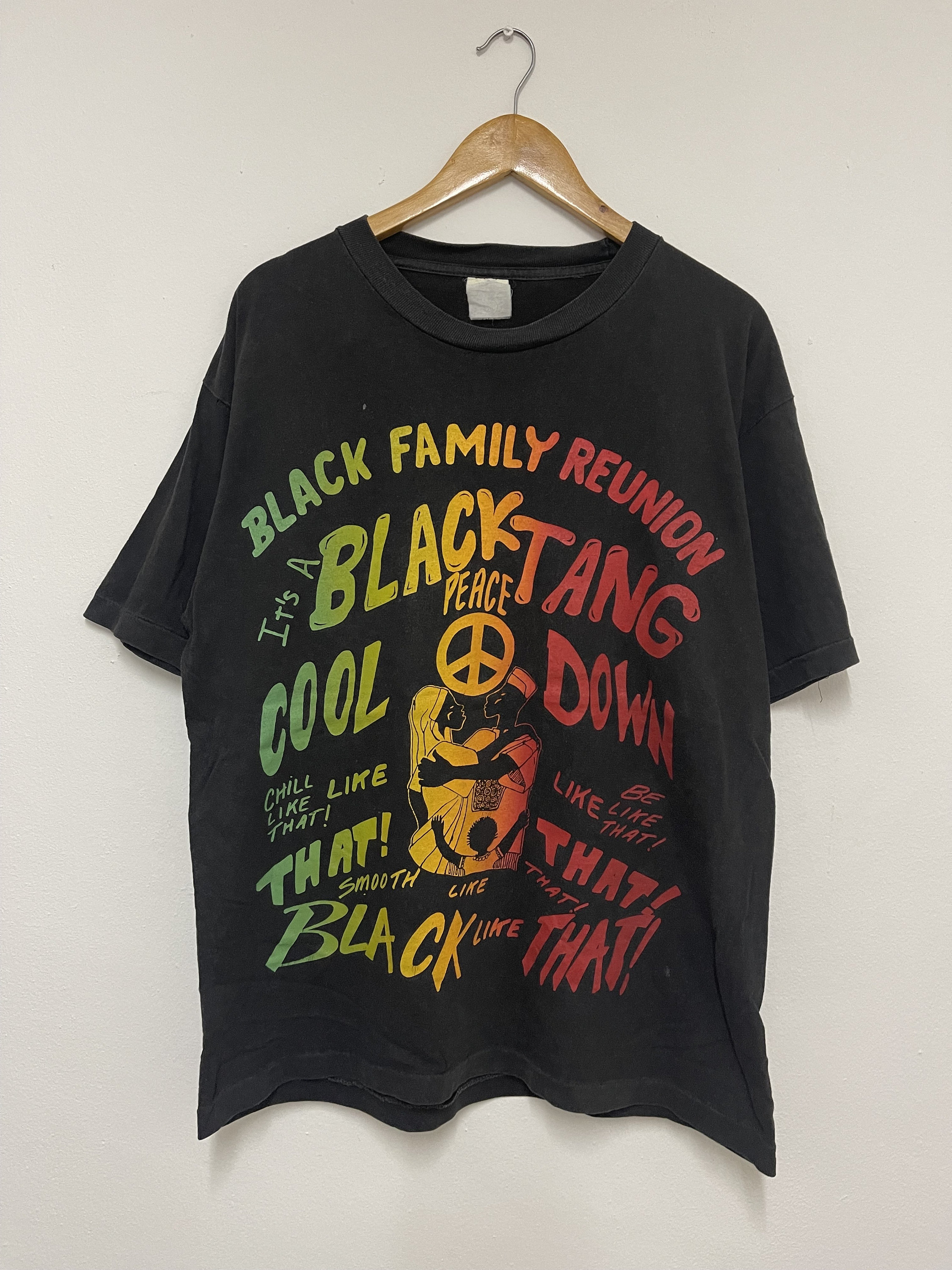 Vintage 90s Black Family Reunion Jazz Gospel Music T-shirt / Rap