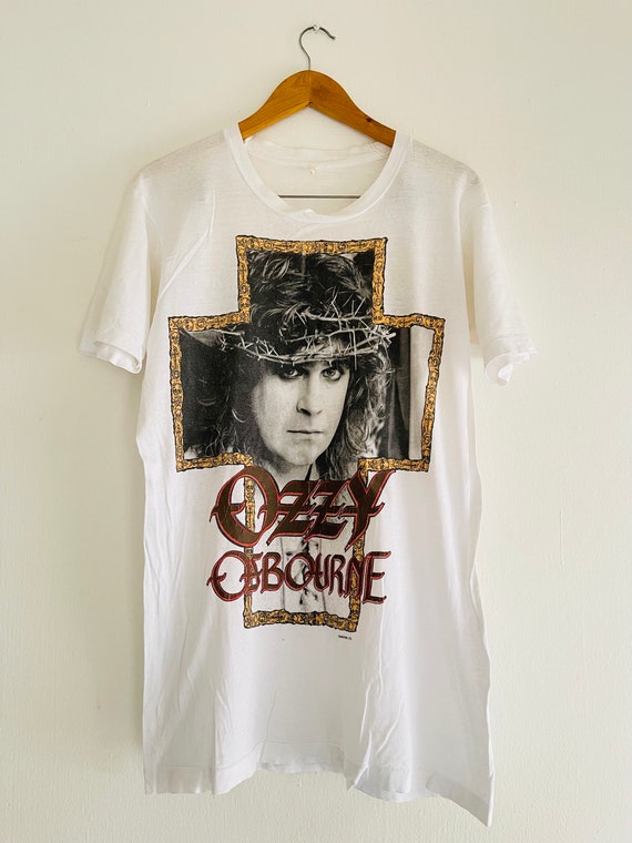 Vintage 80s Ozzy Osbourne 1988 Japan Tour DISTRES… - image 1