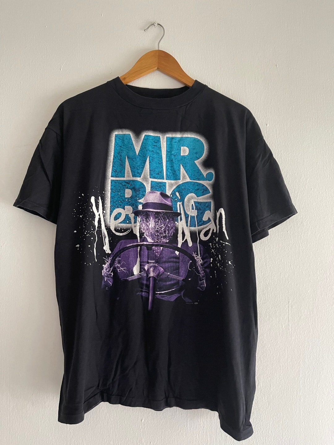 Vintage 90s Mr. Big Band “ Hey Man 1996 Rock T-shirt / Rock Tee
