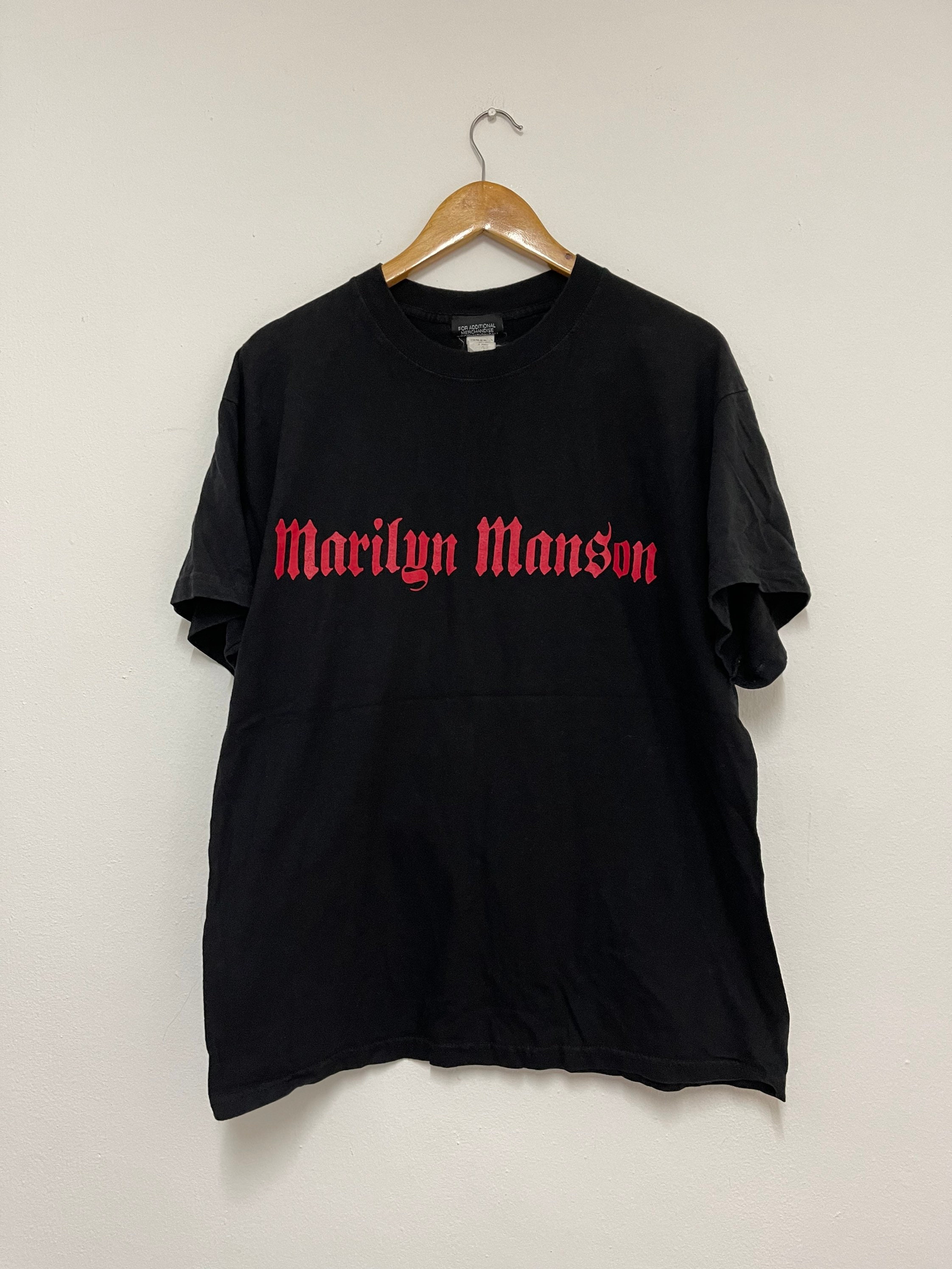 ヴィンテージ Y2K マリリン・マンソン 2002 バンド Tシャツ 