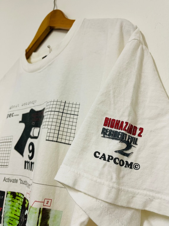 Vintage 90s Wtaps 1998 Biohazard 2 T-Shirt / Rare… - image 5