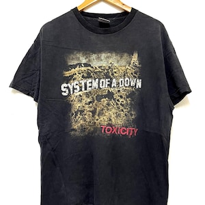 Vintage Y2K SOAD “ Toxicity 2001 Nu Metal Music / Rap Rock / Music / Tour / Albums / Rare / Streetwear / Black / L