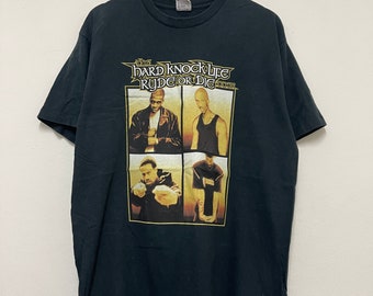 Vintage 90s The Hard Knock Life “ Jay Z DMX Method Man 1999 T-Shirt / Rap Tee / Hip Hop Music / Rare / Streetwear / Black / XL