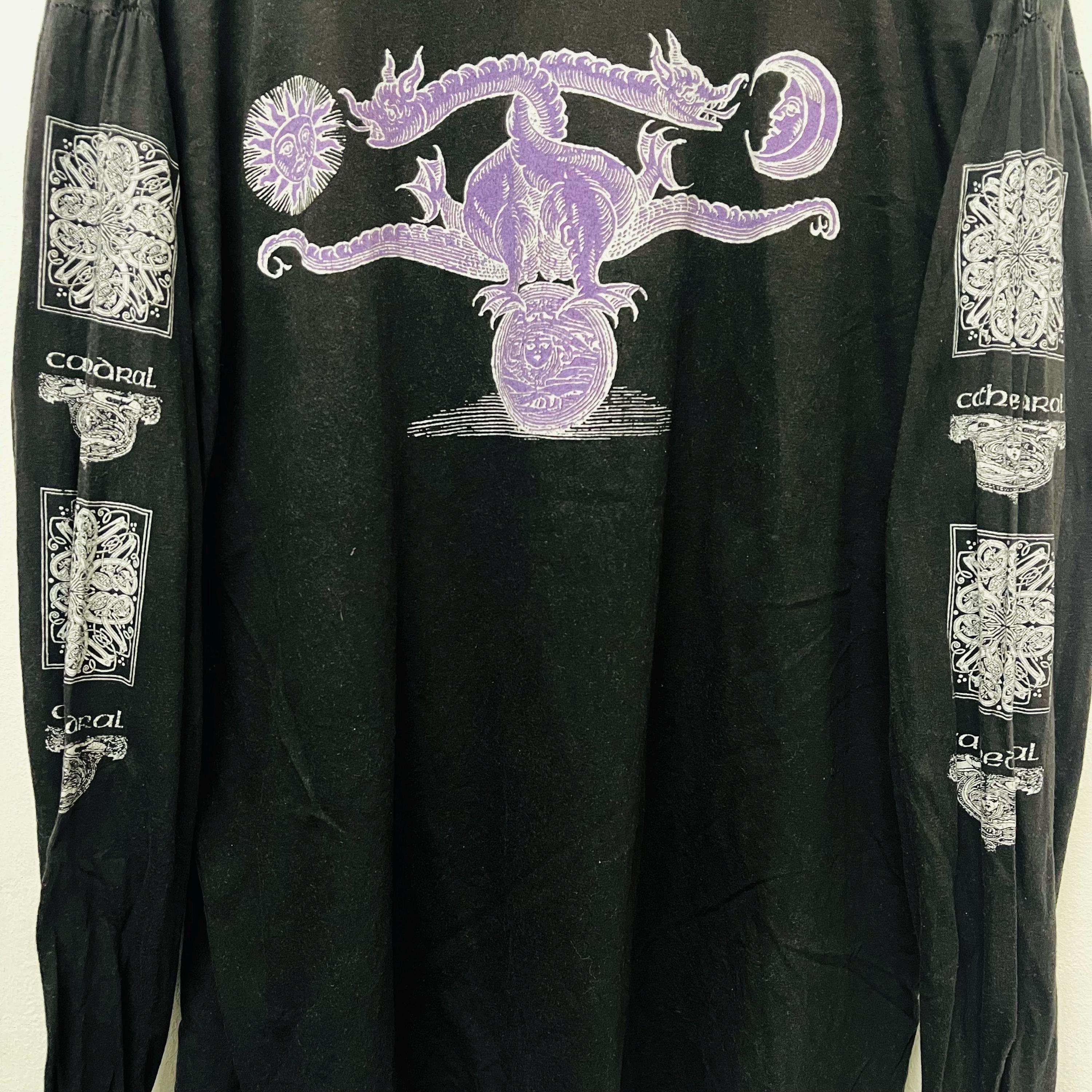 Vintage 90s Cathedral Band : Forest of Equilibrium 1991 Tour T