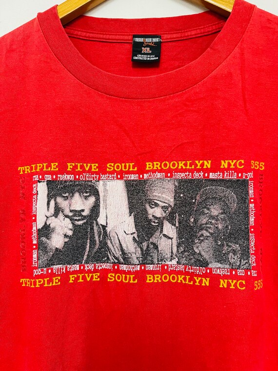 Vintage 90s Triple Five Soul : Wu Tang Clan T-shirt / Rap / Hip