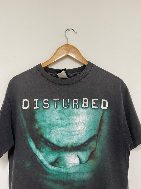 Band T-shirt Streetwear 2000 Disturbed / Sickness Band Vintage / / Music the / M - Black Etsy Tour Y2K / Nu Metal