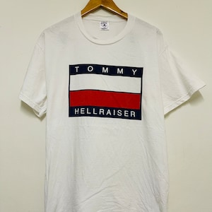 Vintage 90s Tommy Hellraiser Parody T-Shirt / Parody / Streetwear / White / L