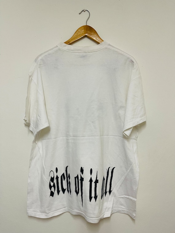 Vintage 90s Sick of It All “ Hardcore Punk Music Band T