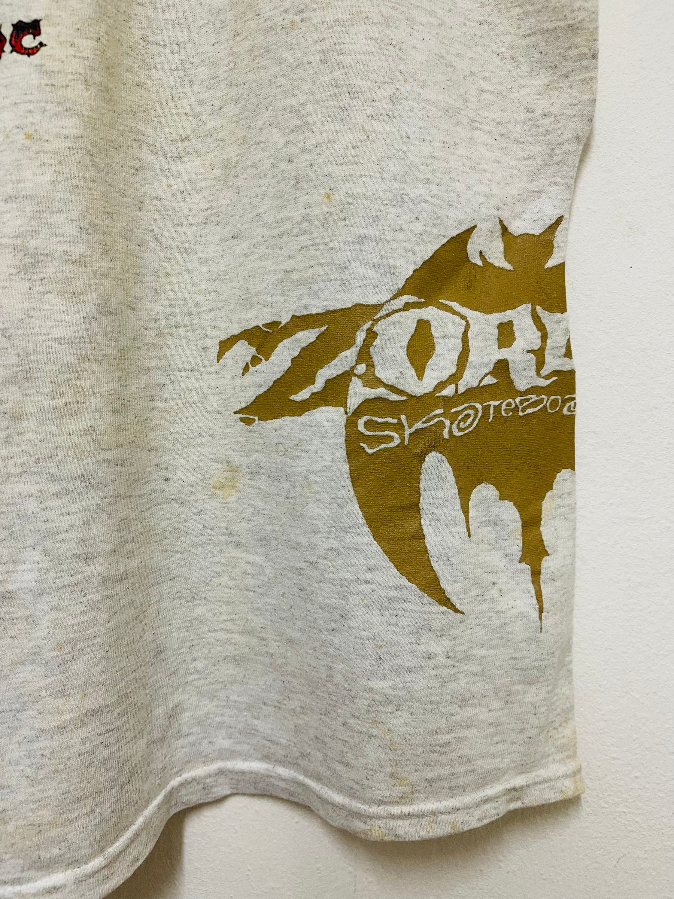 Vintage 90s Zorlac Skateboarding T-shirt / Pushead / Artwork Vintage 90s Zorlac Skateboarding T-shirt / Pushead / Artwork