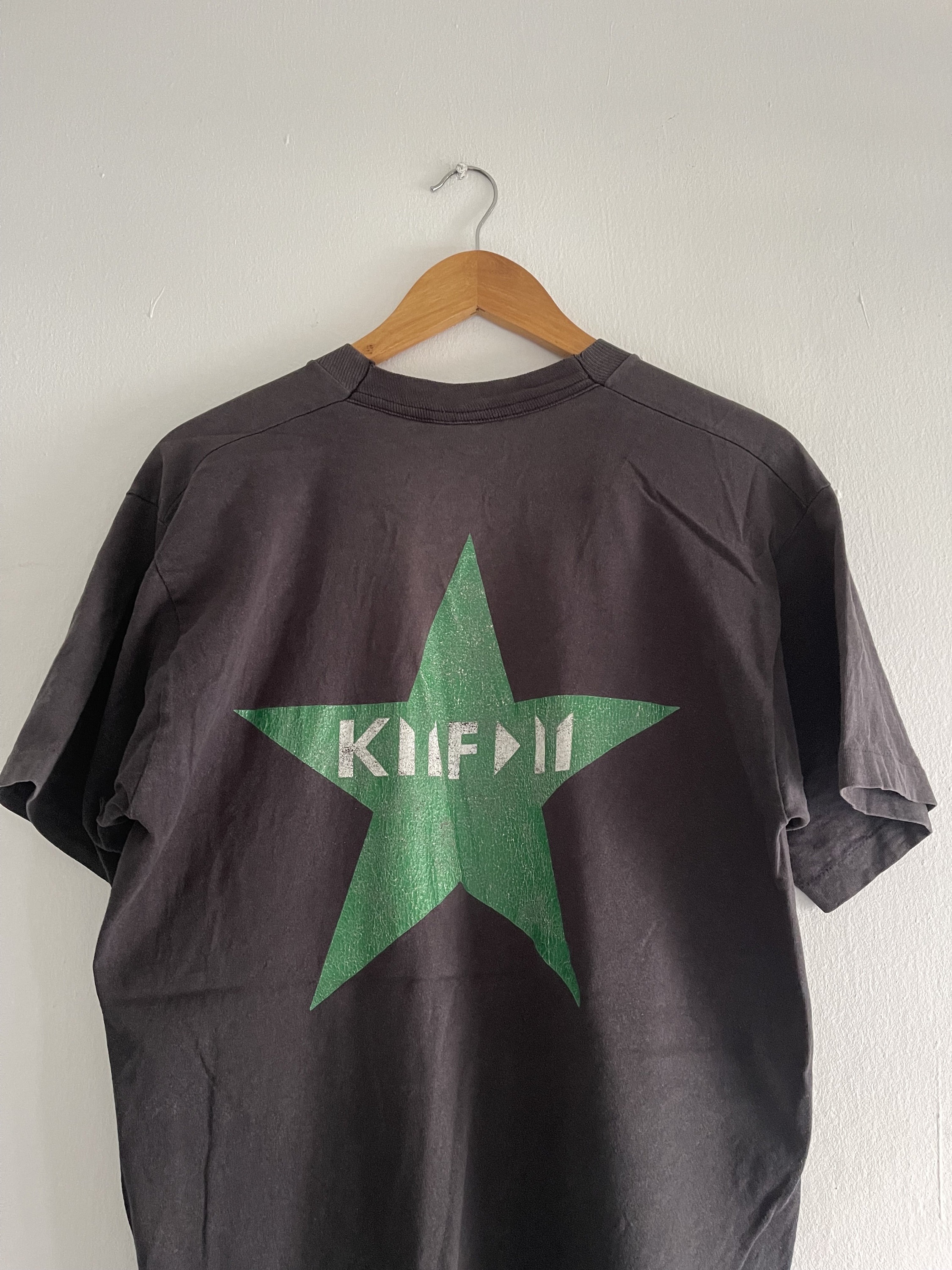 未着用KMFDM 1995年NIHIL ヴィンテージTシャツ デッドストックL Vintage 90s KMFDM “ Nihil 1995 Industrial Music Band T-shirt