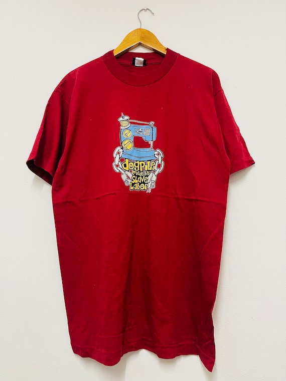Vintage 90s Dogpile Skateboarding 1996 : Made by Slave Labor T